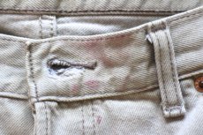 画像7: 90s カナダ製 Levi'sリーバイス 501 カラーデニムパンツ カスタム カーキ W38★SDP4746 (7)
