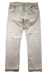 画像2: 90s カナダ製 Levi'sリーバイス 501 カラーデニムパンツ カスタム カーキ W38★SDP4746 (2)