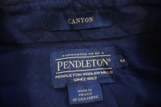 画像4: PENDLETONペンドルトン CANYON オンブレチェック ウール ウエスタンシャツ M★46 (4)