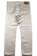画像3: 90s カナダ製 Levi'sリーバイス 501 カラーデニムパンツ カスタム カーキ W38★SDP4746 (3)