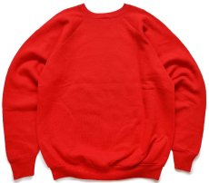 画像2: 80s USA製 #1 DAD ひび割れプリント スウェット 赤 XL (2)