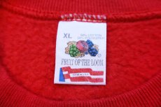 画像4: 90s USA製 ROSE BOWL 1994 Wisconsin Badgers UCLA Bruins アメフト スウェット 赤 XL (4)