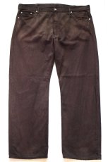 画像2: 00s メキシコ製 Levi'sリーバイス 501 後染め カラーデニムパンツ 焦げ茶 W44 L32★SDP4750 特大 (2)