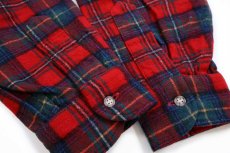 画像6: 70s USA製 PENDLETONペンドルトン AUTHENTIC BOYD TARTAN タータンチェック ウールシャツ L★35 (6)