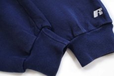 画像6: 00s メキシコ製 RUSSELLラッセル NAVY ANNAPOLIS スウェット 紺 L (6)