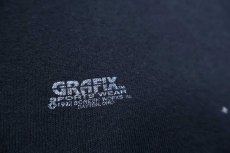 画像4: 90s Hanes THE DREAM LIVES バイク ペンキ飛び スウェット 黒 フェード XXL★特大 (4)