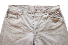 画像4: Levi'sリーバイス 501 CONE DENIM WHITE OAK カラーデニムパンツ カーキ W38★SDP4748 (4)