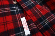 画像5: 70s USA製 PENDLETONペンドルトン AUTHENTIC CLUNY RED TARTAN タータンチェック ウールシャツ M★30 (5)