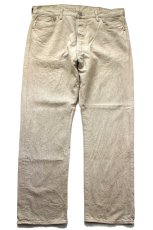 画像2: Levi'sリーバイス 501 CONE DENIM WHITE OAK カラーデニムパンツ カーキ W38★SDP4748 (2)