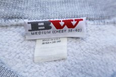 画像4: 80s USA製 BW BASSETT WALKER PRINCETON スウェット 杢グレー M (4)