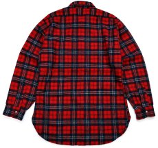 画像2: 70s USA製 PENDLETONペンドルトン AUTHENTIC CLUNY RED TARTAN タータンチェック ウールシャツ M★30 (2)
