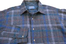 画像3: 70s USA製 PENDLETONペンドルトン タータンチェック ウールシャツ L★37 (3)