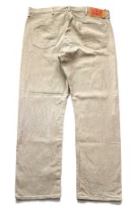 画像3: Levi'sリーバイス 501 CONE DENIM WHITE OAK カラーデニムパンツ カーキ W38★SDP4748 (3)