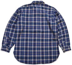 画像2: 70s USA製 PENDLETONペンドルトン タータンチェック ウールシャツ L★34 (2)