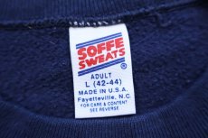 画像5: 80s USA製 NAVY ロゴ スウェット 紺 L (5)