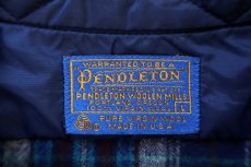 画像4: 70s USA製 PENDLETONペンドルトン タータンチェック ウールシャツ L★34 (4)