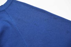 画像6: 90s USA製 DUKE UNIVERSITY BLUE DEVILS ひび割れプリント スウェット ボロ 青 2XL★特大 (6)