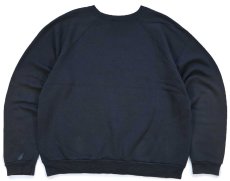 画像2: 90s Hanes THE DREAM LIVES バイク ペンキ飛び スウェット 黒 フェード XXL★特大 (2)