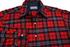 画像3: 70s USA製 PENDLETONペンドルトン AUTHENTIC CLUNY RED TARTAN タータンチェック ウールシャツ M★30 (3)