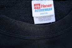 画像5: 90s Hanes THE DREAM LIVES バイク ペンキ飛び スウェット 黒 フェード XXL★特大 (5)