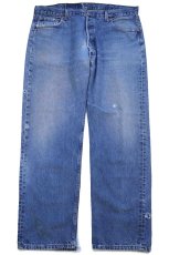 画像2: 90s USA製 Levi'sリーバイス 501 ダメージ デニムパンツ W40 L30★241 (2)