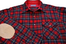 画像3: 70s USA製 PENDLETONペンドルトン AUTHENTIC PRINCE CHARLES EDWARD STEWART TARTAN タータンチェック ウールシャツ L★12 (3)