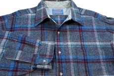 画像3: 70s USA製 PENDLETONペンドルトン タータンチェック ウールシャツ L★14 (3)
