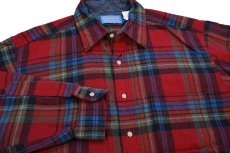 画像3: 90s USA製 PENDLETONペンドルトン タータンチェック ウールシャツ L★18 (3)