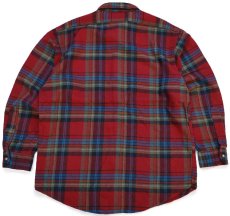 画像2: 90s USA製 PENDLETONペンドルトン タータンチェック ウールシャツ L★18 (2)