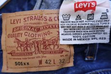 画像6: 00s メキシコ製 Levi'sリーバイス 501 デニムパンツ W42★236 (6)