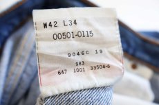画像7: 00s メキシコ製 Levi'sリーバイス 501 ブリーチ デニムパンツ W42 L34★237 (7)