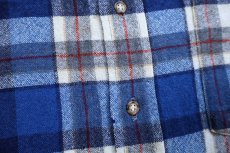画像5: 70s USA製 PENDLETONペンドルトン タータンチェック ウールシャツ XL★33 (5)