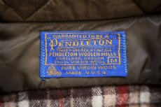 画像4: 70s USA製 PENDLETONペンドルトン タータンチェック ウールシャツ M★13 (4)