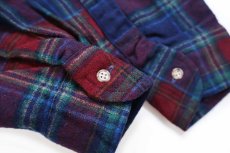 画像6: 90s USA製 PENDLETONペンドルトン タータンチェック ウールシャツ XL★07 (6)