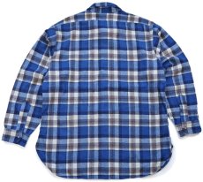 画像2: 70s USA製 PENDLETONペンドルトン タータンチェック ウールシャツ XL★33 (2)