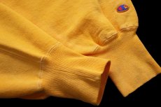 画像5: 90s メキシコ製 Championチャンピオン ワンポイント リバースウィーブ スウェット 濃黄 M (5)