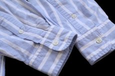 画像5: 90s ラルフローレン The Big Shirt ポケット付き 襟 切り替え ストライプ ボタンダウン オックスフォード コットンシャツ (5)