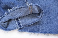 画像8: 90s USA製 Levi'sリーバイス 501カットオフ デニムパンツ W29 (8)