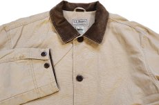 画像3: L.L.Bean ダック地 フィールドコート カーキ T-L★ジャケット (3)