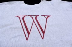 画像4: 90s メキシコ製 Championチャンピオン Wheaton 1998 両面プリント リバースウィーブ スウェット 杢グレー L (4)