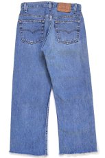 画像3: 90s USA製 Levi'sリーバイス 501カットオフ デニムパンツ W29 (3)