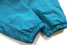 画像6: 90s USA製 L.L.Bean フリースライナー ナイロン アノラックパーカー ターコイズブルー M-R (6)