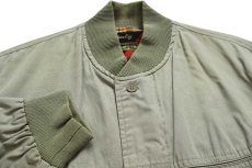 画像3: 70s 日本製 Sears チェック ネルライナー カップショルダー ダービージャケット 薄緑 M (3)