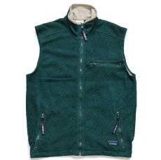 画像1: 90s L.L.Bean POLARTEC WINDBLOC SERIES フリースベスト 緑 (1)