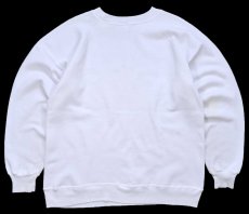 画像2: 90s USA製 Hanes U.S.NAVAL OBSERVATORY スウェット 白 L (2)
