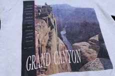 画像3: 90s USA製 GRAND CANYON スウェット 杢ライトグレー M★グランドキャニオン国立公園 (3)
