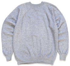 画像2: 80s USA製 Hanes NFL Browns アメフト シェニール刺繍 スウェット 杢グレー L (2)