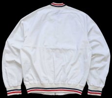 画像2: 80s Sears Braggin' Dragon ドラゴン ワンポイント リブライン ジャケット アイボリー MT (2)