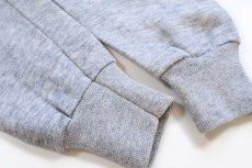 画像6: 80s USA製 Hanes NFL Browns アメフト シェニール刺繍 スウェット 杢グレー L (6)