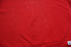 画像5: 90s USA製 BUDWEISER バドワイザー ひび割れプリント スウェット 赤 M (5)